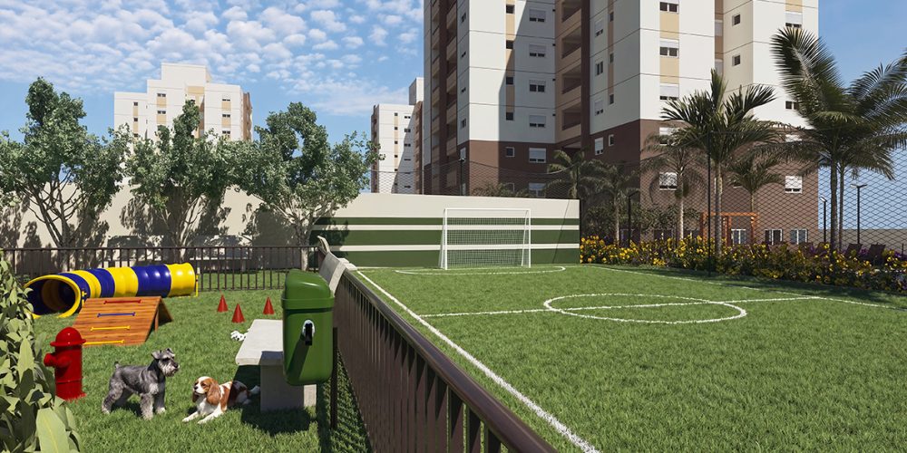 Grand Jardim - Quadra Gramada e Pet baixa