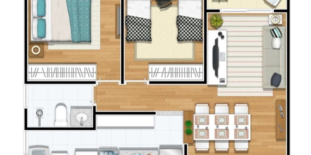 cozinha-americana-com-varanda