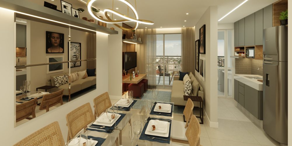 Perspectiva Living final 15 - 2 dorms - 50,34m²