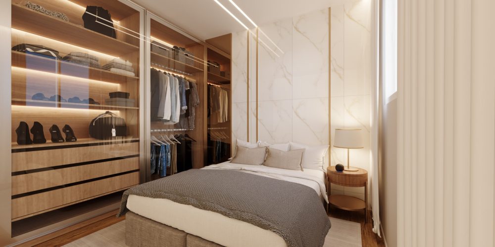 Perspectiva Dorm Casal final 04 - 2 dorms - 40,25m²