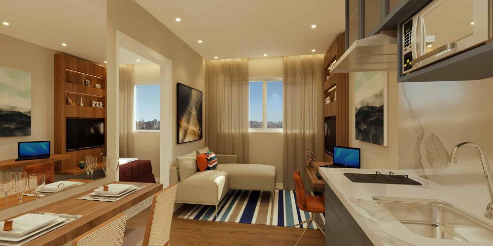 Perspectiva Living final 04 - 1 dorms - 24m²